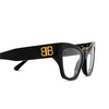 Lunettes de vue Balenciaga BB0362O 001 black - Vignette du produit 3/4