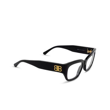 Gafas graduadas Balenciaga BB0363O 001 black - Vista tres cuartos