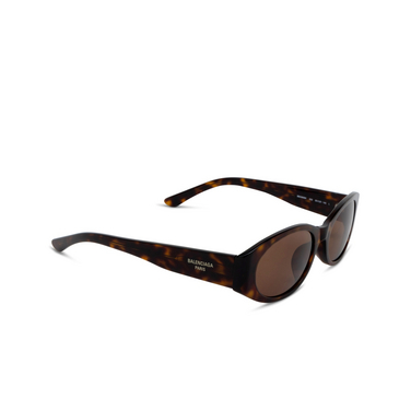 Lunettes de soleil Balenciaga BB0369SK 002 havana - Vue trois quarts