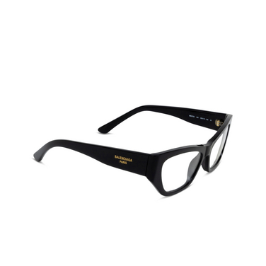 Gafas graduadas Balenciaga BB0372O 001 black - Vista tres cuartos