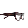 Balenciaga BB0372O Eyeglasses 004 violet - product thumbnail 3/4