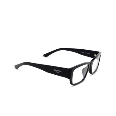 Gafas graduadas Balenciaga BB0373OK 001 black - Vista tres cuartos