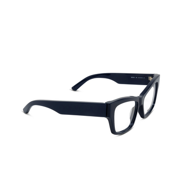 Gafas graduadas Balenciaga BB0378O 003 blue - Vista tres cuartos