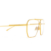 Bottega Veneta BV1012S Sunglasses 009 gold - product thumbnail 3/4