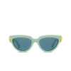 Gafas de sol Bottega Veneta BV1035S 009 green - Miniatura del producto 1/4