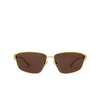 Gafas de sol Bottega Veneta BV1185S 002 gold - Miniatura del producto 1/4