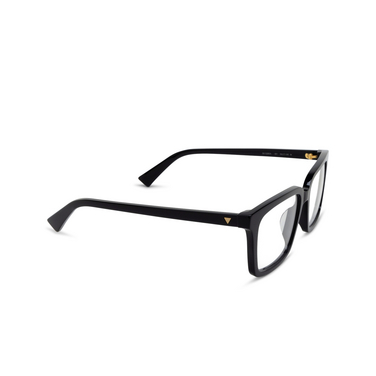 Bottega Veneta BV1228OA Eyeglasses 001 black - three-quarters view