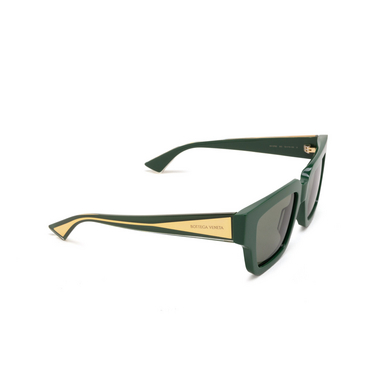 Bottega Veneta BV1276S Sunglasses 003 green - three-quarters view