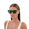 Gafas de sol Bottega Veneta BV1276S 003 green - Miniatura del producto 5/5