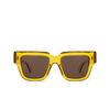 Gafas de sol Bottega Veneta BV1276S 004 yellow - Miniatura del producto 1/4