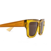 Gafas de sol Bottega Veneta BV1276S 004 yellow - Miniatura del producto 3/4