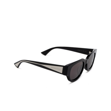 Bottega Veneta BV1278SA Sunglasses 001 black - three-quarters view