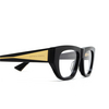 Bottega Veneta BV1279O Eyeglasses 001 black - product thumbnail 3/4