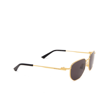 Bottega Veneta BV1301S Sunglasses 001 gold - three-quarters view