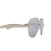Gafas de sol Bottega Veneta BV1305S 003 silver - Miniatura del producto 3/4