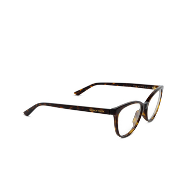 Lunettes de vue Bottega Veneta BV1313O 002 havana - Vue trois quarts