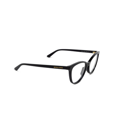 Lunettes de vue Bottega Veneta BV1313O 006 black - Vue trois quarts