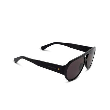 Bottega Veneta BV1318S Sunglasses 001 black - three-quarters view