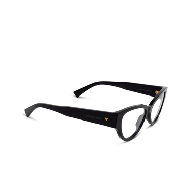 Lunettes de vue Bottega Veneta BV1320O 001 black - Vue trois quarts