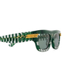 Bottega Veneta BV1321S Sunglasses 003 green - product thumbnail 3/4