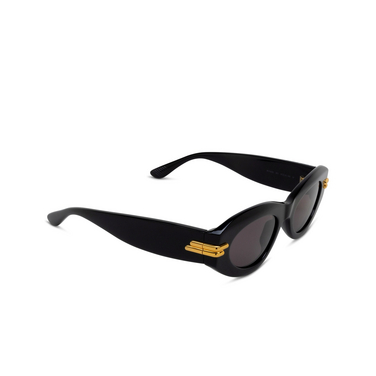 Gafas de sol Bottega Veneta BV1322S 001 black - Vista tres cuartos