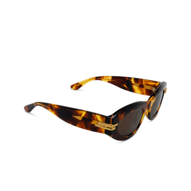 Gafas de sol Bottega Veneta BV1322S 002 havana - Vista tres cuartos