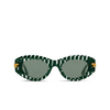 Gafas de sol Bottega Veneta BV1322S 003 green - Miniatura del producto 1/4