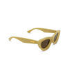 Bottega Veneta BV1325S Sunglasses 002 yellow - product thumbnail 2/4