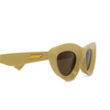 Gafas de sol Bottega Veneta BV1325S 002 yellow - Miniatura del producto 3/4