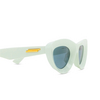 Bottega Veneta BV1325S Sunglasses 004 green - product thumbnail 3/4