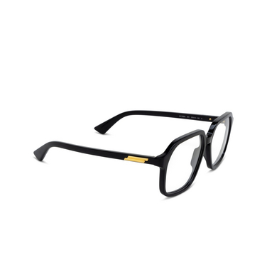 Bottega Veneta BV1329O Eyeglasses 001 black - three-quarters view