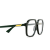 Gafas graduadas Bottega Veneta BV1329O 003 green - Miniatura del producto 3/4