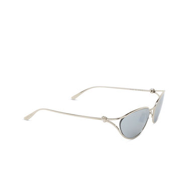 Bottega Veneta BV1330S Sunglasses 002 silver - three-quarters view