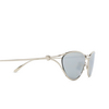 Lunettes de soleil Bottega Veneta BV1330S 002 silver - Vignette du produit 3/4