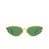 Bottega Veneta BV1330S Sunglasses 004 gold - product thumbnail 1/4