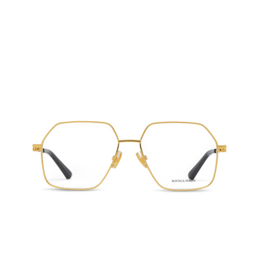 Lunettes de vue Bottega Veneta BV1332O 001 gold - Vue de face