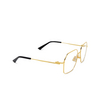 Gafas graduadas Bottega Veneta BV1332O 001 gold - Miniatura del producto 2/4