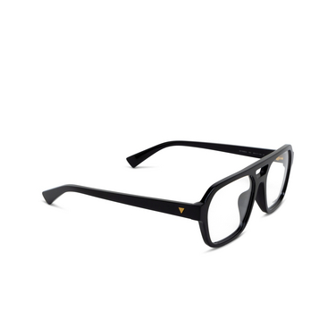 Lunettes de vue Bottega Veneta BV1336OA 001 black - Vue trois quarts