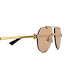 Bottega Veneta BV1342S Sunglasses 002 silver - product thumbnail 3/4