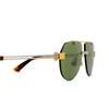 Lunettes de soleil Bottega Veneta BV1342S 003 gold - Vignette du produit 3/4