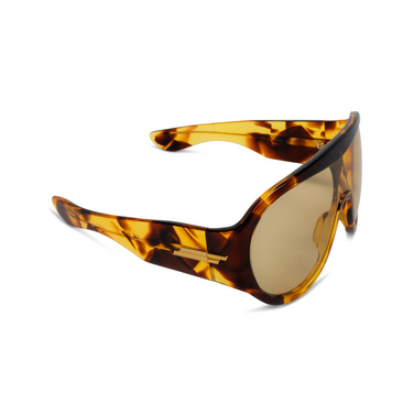 Gafas de sol Bottega Veneta BV1345S 002 havana - Vista tres cuartos