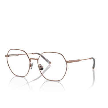 Lunettes de vue Brunello Cucinelli BC1001T 5004 rose gold - Vue trois quarts