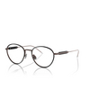 Occhiali da vista Brunello Cucinelli BC1003T 5010 brown / black - anteprima prodotto 2/3