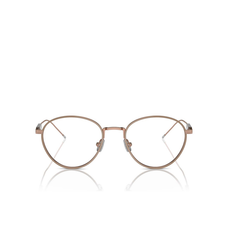 Gafas graduadas Brunello Cucinelli BC1003T 5011 rose gold / camel - 1/3