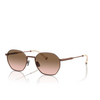 Lunettes de soleil Brunello Cucinelli BC2003ST 501351 brown demi matte / sand - Vignette du produit 2/3