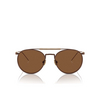 Lunettes de soleil Brunello Cucinelli BC2004ST 5006N9 matte brushed brown - Vignette du produit 1/3