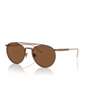 Lunettes de soleil Brunello Cucinelli BC2004ST 5006N9 matte brushed brown - Vignette du produit 2/3