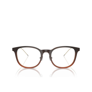 Lunettes de vue Brunello Cucinelli BC3006 1005 cognac vintage - Vue de face