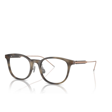 Gafas graduadas Brunello Cucinelli BC3006 1008 havana taupe - Vista tres cuartos