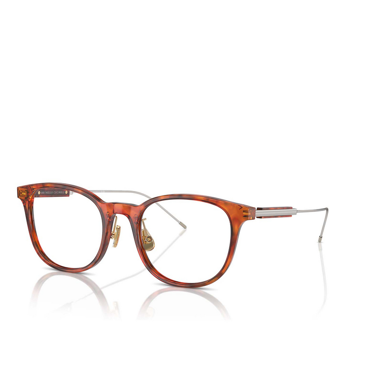 Lunettes de vue Brunello Cucinelli BC3006 1011 amber havana - 2/3